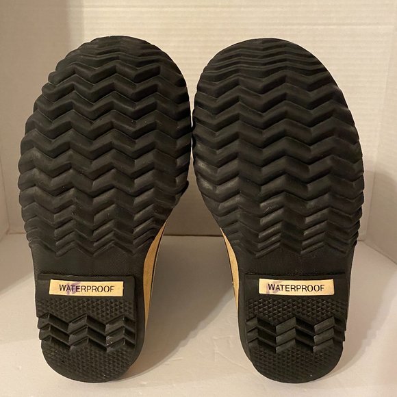 Sorel Winter Carnival Black Waterproof Rubber Duck Boots Size 6 - Picture 9 of 9